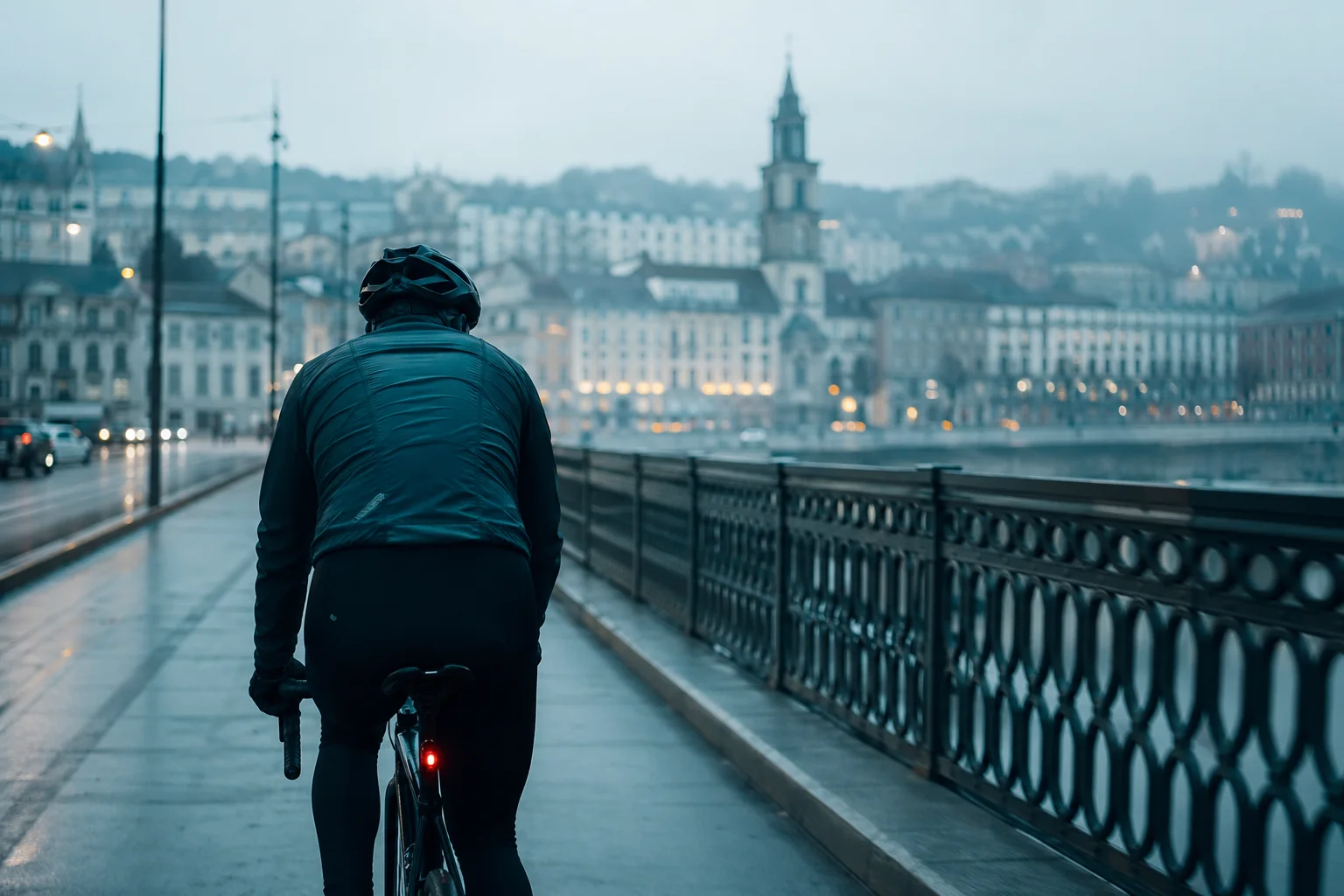 Casque CASR sur vélo en ville